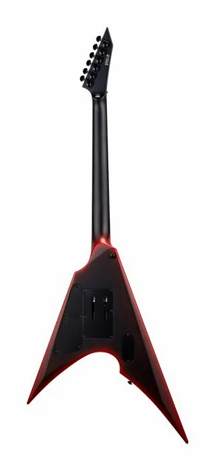 ESP LTD Arrow Black Metal II, paletta con meccaniche e logo