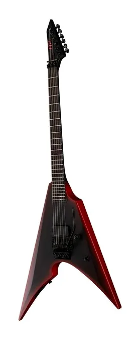 ESP LTD Arrow Black Metal II, paletta con meccaniche e logo