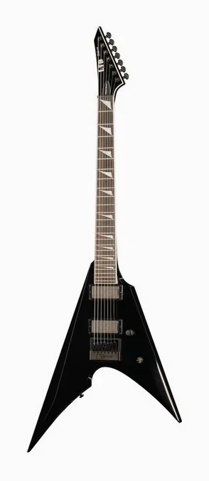 ESP LTD Arrow-1007B Evertune Black fotografato frontalmente