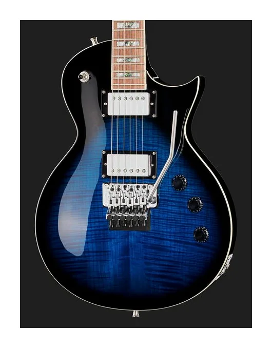 ESP LTD AS 1FRFM BLKAQSB, corpo e verniciatura in primo piano
