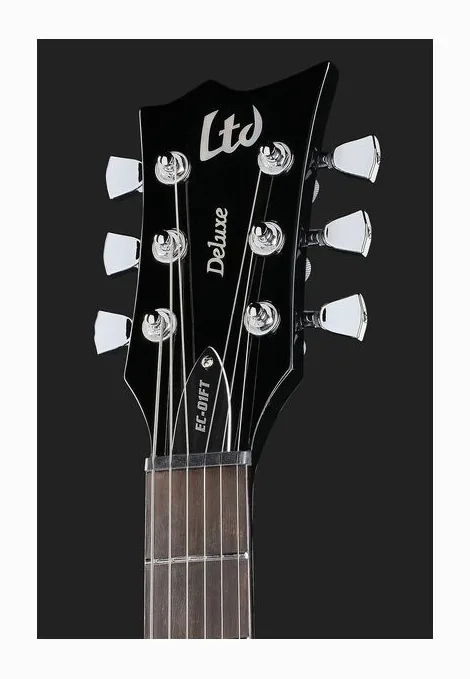 ESP LTD EC-01 FT Black, corpo e verniciatura in primo piano