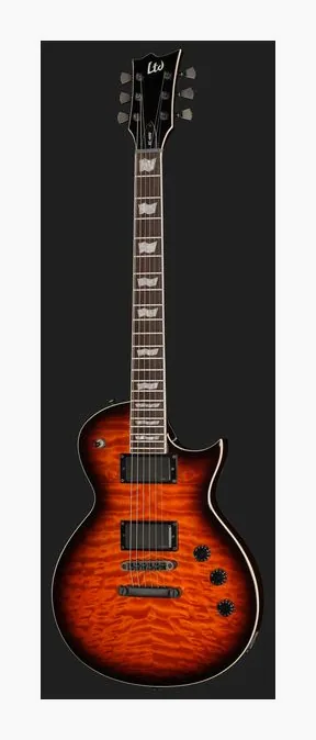 ESP LTD EC-400 QM VB, pickup e manopole dei controlli