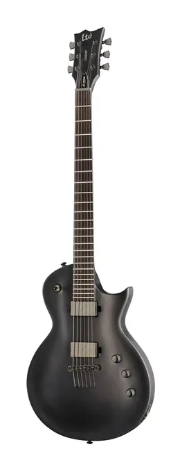 ESP LTD EC-1000 Baritone CHMS inquadrato di fronte su sfondo neutro