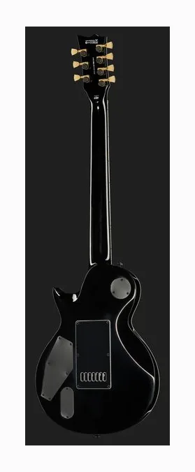 ESP LTD EC-1007B Evertune Black, corpo e verniciatura in primo piano