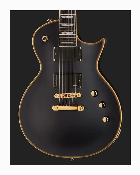 ESP LTD EC-1000 Vintage Black, curve del body viste dall'alto