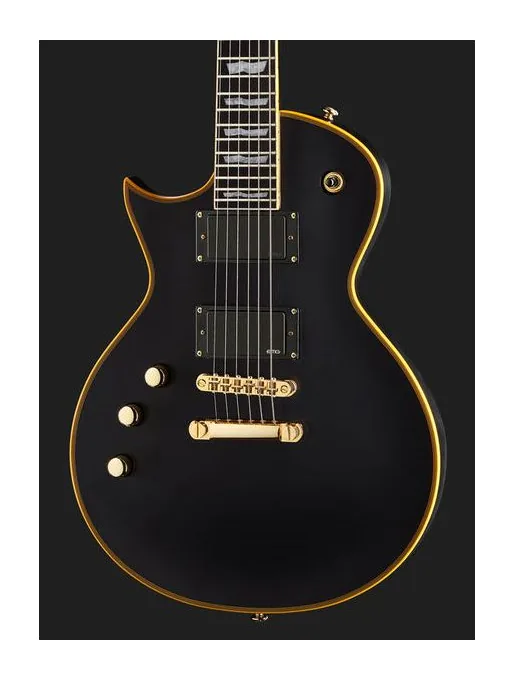 ESP LTD EC1000 Vintage BK EMG LH, paletta con meccaniche e logo