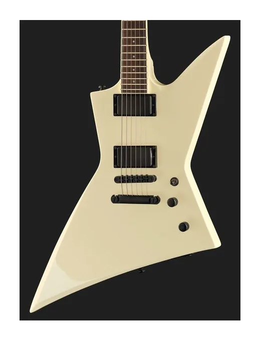 ESP LTD EX-200 Olympic White, capotasto e prime posizioni della tastiera