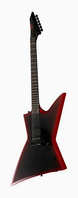 ESP LTD EXL Black Metal II, profilo laterale del corpo