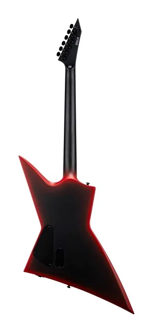 ESP LTD EXL Black Metal II, corpo e verniciatura in primo piano