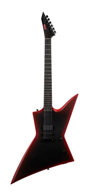 ESP LTD EXL Black Metal II in primo piano frontale