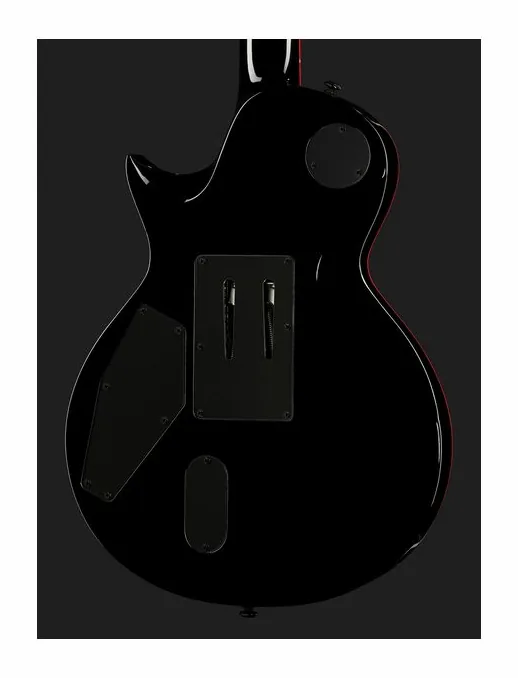 ESP LTD GH 600 BLK, corpo e verniciatura in primo piano
