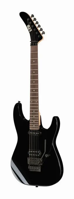 ESP LTD GL-200K Black fotografato frontalmente
