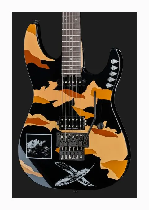 ESP LTD GL Desert Eagle, paletta con meccaniche e logo