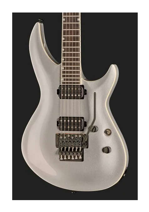 ESP LTD H3-1000FR Metallic Silver, selettore pickup e jack di uscita
