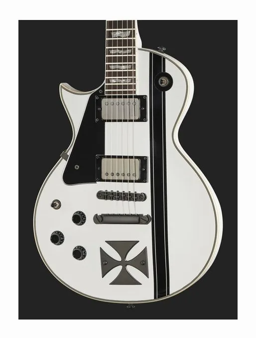 ESP LTD Iron Cross LH SW, paletta con meccaniche e logo