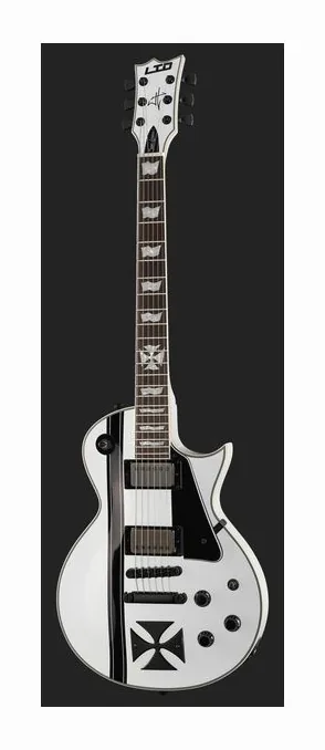 ESP LTD Iron Cross SW, corpo e verniciatura in primo piano