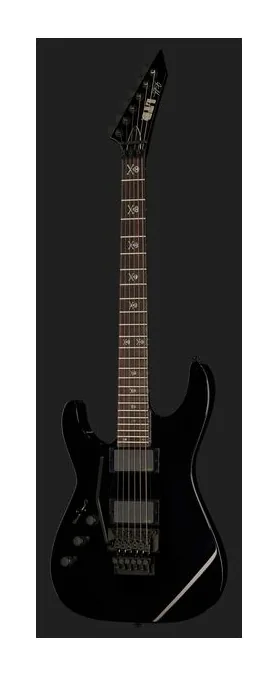 ESP LTD KH 602 LH BLK, manico e tastiera visti di lato