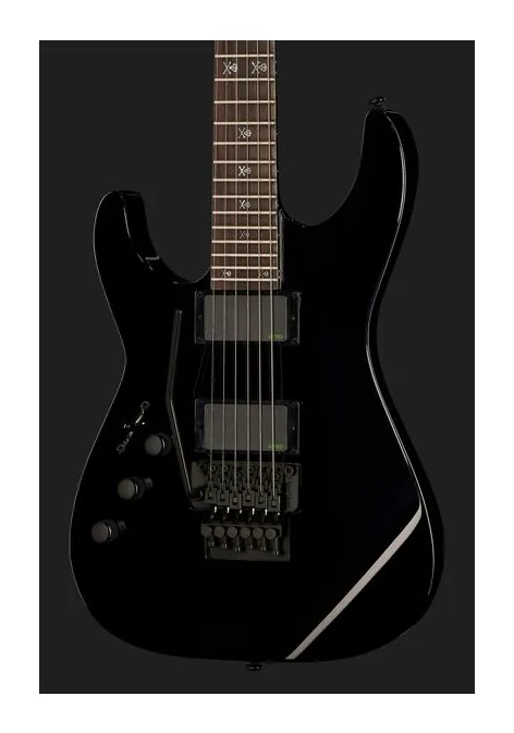ESP LTD KH 602 LH BLK, curve del body viste dall'alto