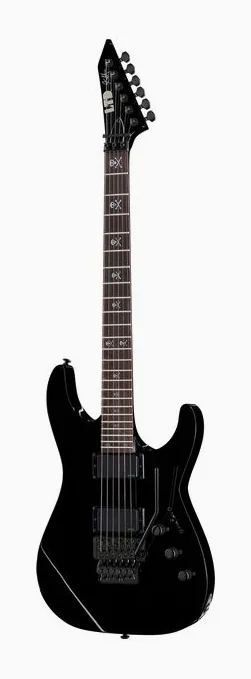 ESP LTD KH 602 BLK in primo piano frontale
