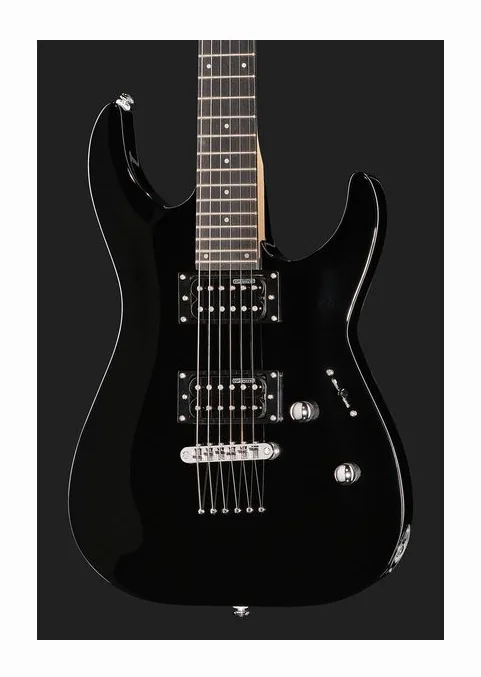 ESP LTD MH-10 Black, corpo e verniciatura in primo piano