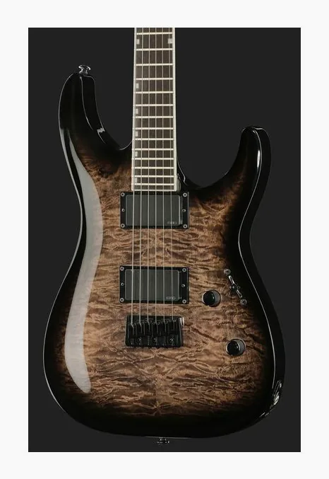 ESP LTD MH-400HT QM STB, selettore pickup e jack di uscita