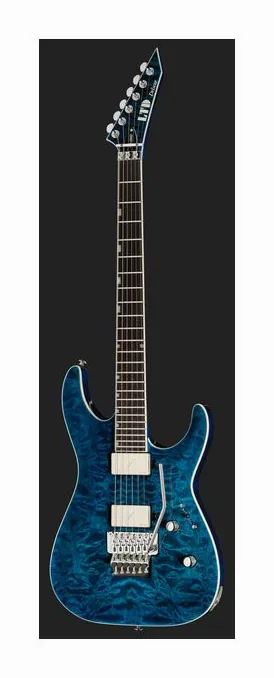 ESP LTD MH-1000 Black Ocean, capotasto e prime posizioni della tastiera