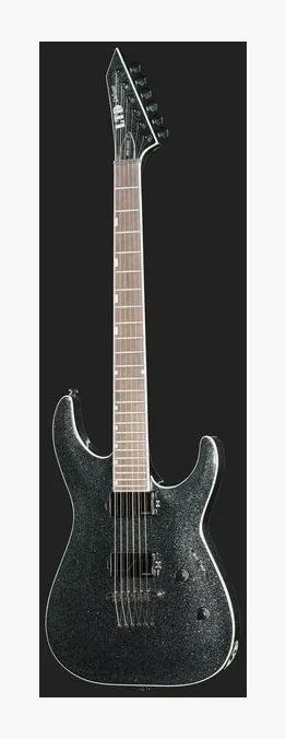 ESP LTD MH-1000NT GS, paletta con meccaniche e logo