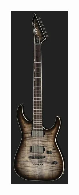 ESP LTD MH1000 NT FM Charcoal, capotasto e prime posizioni della tastiera