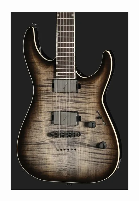 ESP LTD MH1000 NT FM Charcoal, capotasto e prime posizioni della tastiera