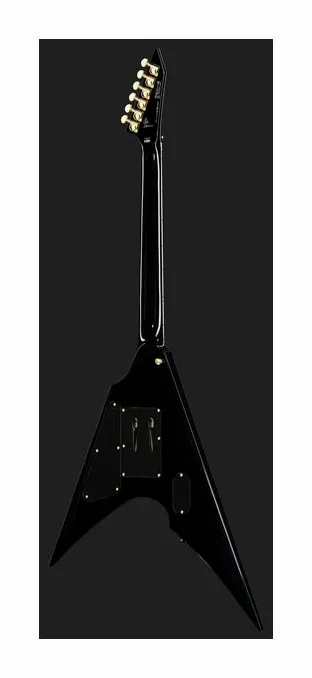 ESP LTD MSV-1 BLK Mike Schleibaum, corpo e verniciatura in primo piano