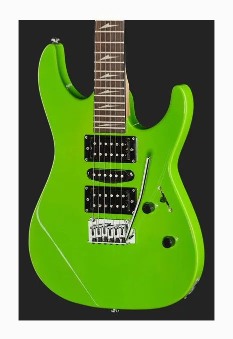 ESP LTD MT-130 Neon Green, selettore pickup e jack di uscita