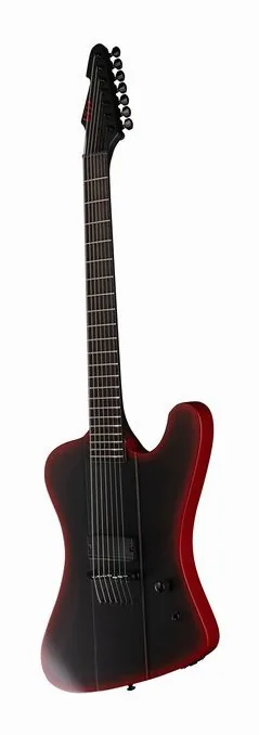 ESP LTD Phoenix 7B Black Metal II, corpo e verniciatura in primo piano