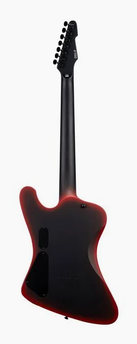 ESP LTD Phoenix 7B Black Metal II, curve del body viste dall'alto
