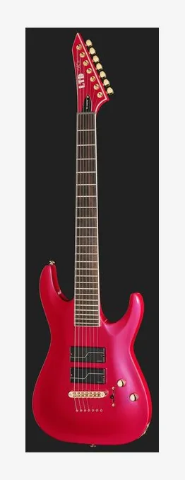 ESP LTD SC-607B Magenta Metallic, paletta con meccaniche e logo