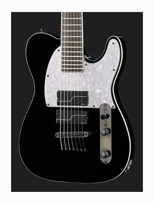 ESP LTD SCT607 Baritone Black, capotasto e prime posizioni della tastiera