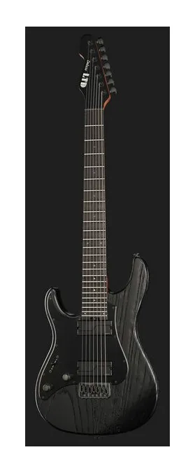 ESP LTD SN-1007 Bar HT BK Bl LH, curve del body viste dall'alto