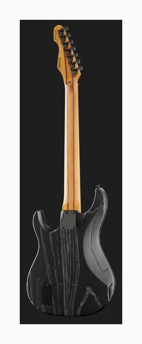 ESP LTD SN-1007 Baritone HT BK Bl, curve del body viste dall'alto