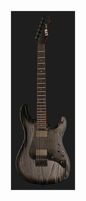 ESP LTD SN-1000 HT Silver Blast, curve del body viste dall'alto