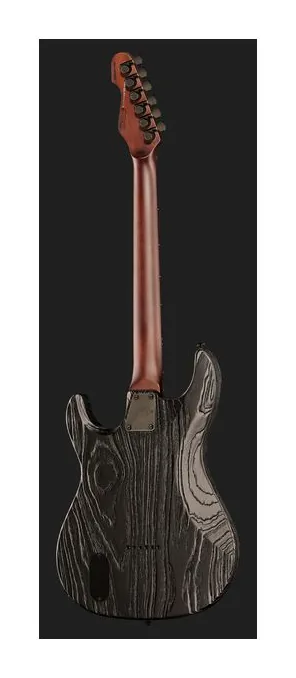 ESP LTD SN-1000 HT Silver Blast, manico e tastiera visti di lato
