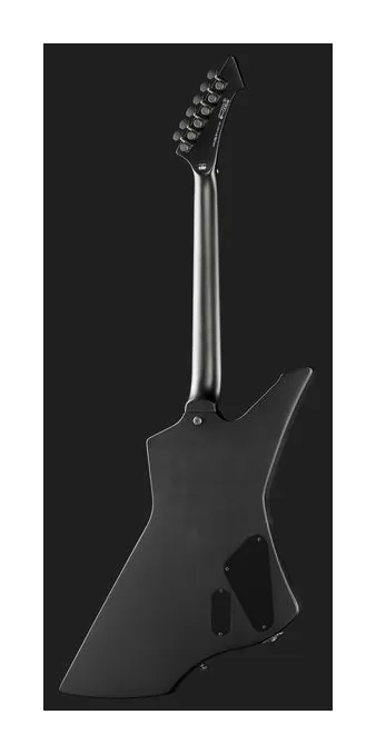 ESP LTD Snakebyte LH BKLS, corpo e verniciatura in primo piano