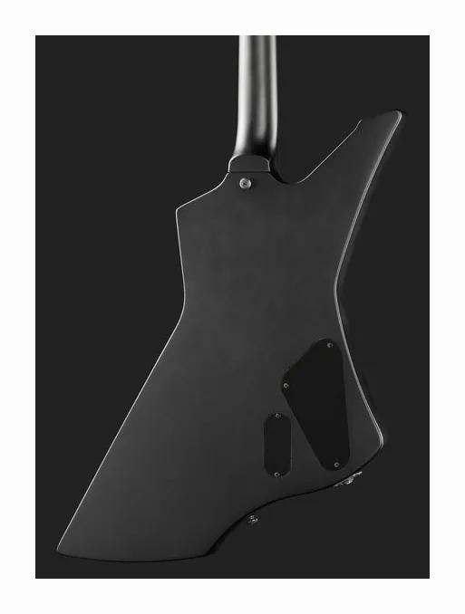 ESP LTD Snakebyte LH BKLS, curve del body viste dall'alto