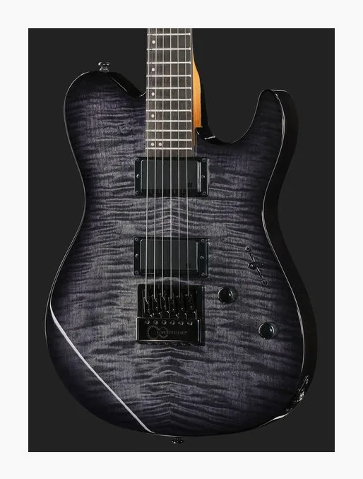 ESP LTD TH-1000 ET FM STBSB, vista posteriore del corpo