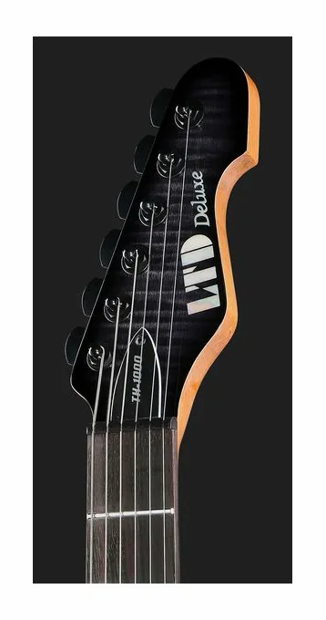 ESP LTD TH-1000 ET FM STBSB, corpo e verniciatura in primo piano