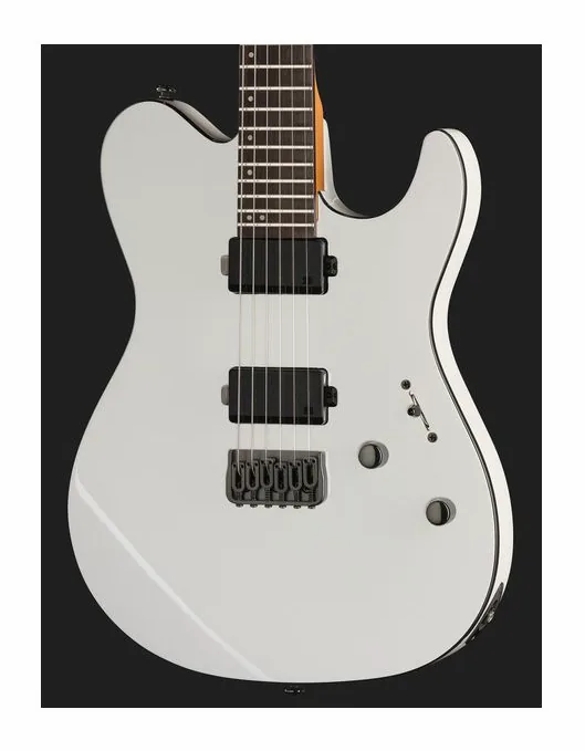 ESP LTD TH-1000 Snow White, curve del body viste dall'alto