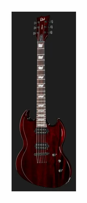 ESP LTD Viper-1000 Black Cherry, profilo laterale del corpo