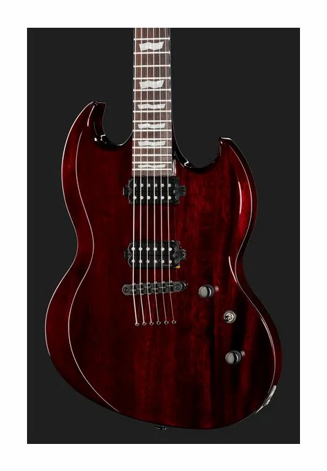 ESP LTD Viper-1000 Black Cherry, manico e tastiera visti di lato
