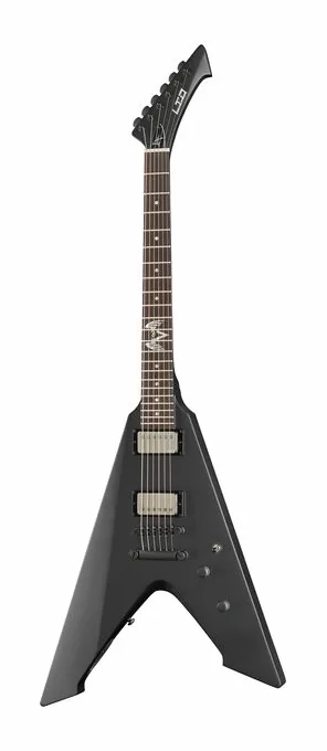 ESP LTD Vulture BLKS visto di fronte