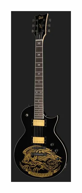 ESP LTD WA Warbird Will Adler BK, vista posteriore del corpo
