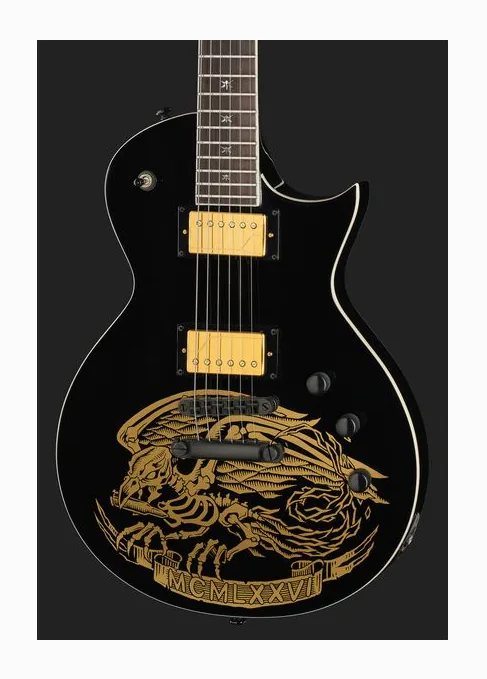 ESP LTD WA Warbird Will Adler BK, paletta con meccaniche e logo