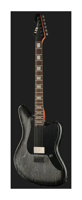 ESP LTD XJ-1 Baritone HT SB, capotasto e prime posizioni della tastiera